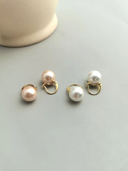 S925 shell beads earrings