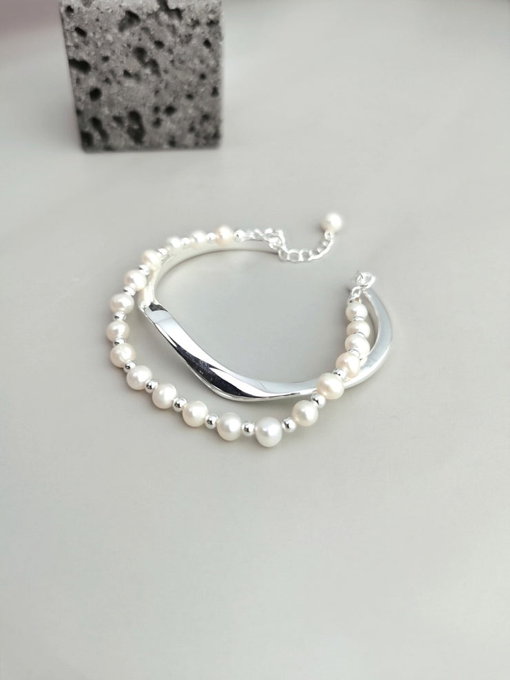 S925 silver two-wear bracelet