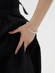 S925 silver pearl bracelet