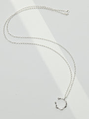 S925 silver long necklace