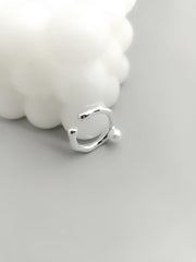 S925 silver pearl ring