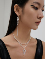 S925 silver pearl earrings