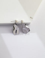 S925 silver pearl earrings