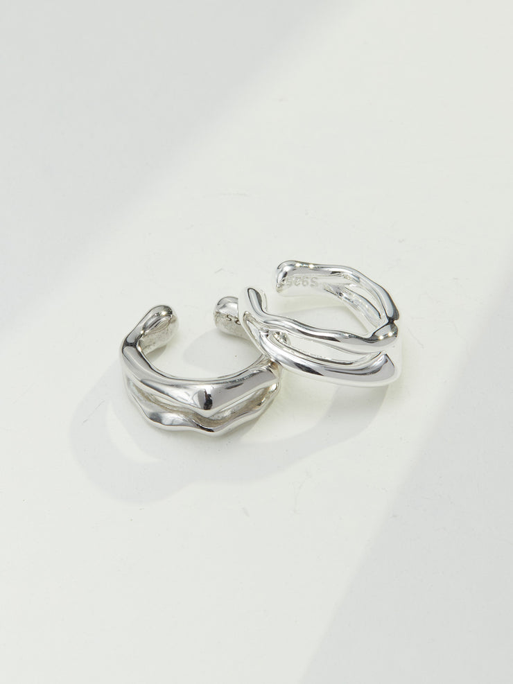 S925 silver ear cuff