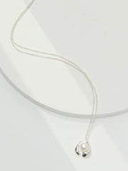 S925 silver pearl necklace