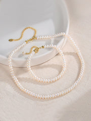 S925 silver pearl bracelet